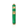 Enamel - 14K Yellow Gold Pyramid Stackable with Chrome Green Enamel