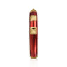Enamel - 14K Yellow Gold Pyramid Stackable with Chrome Red Enamel