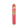 Enamel - 14K Yellow Gold Pyramid Stackable with Fuchsia Enamel