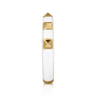 Enamel - 14K Yellow Gold Pyramid Stackable with White Enamel