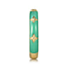 Enamel - 14K Yellow Gold Star Split Stackable with Mint Green Enamel