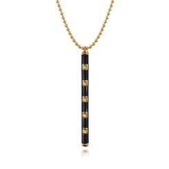 Enamel---14K-Yellow-Gold-Vertical-Bar-Necklace-with-Black-Enamel1