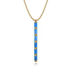 Enamel---14K-Yellow-Gold-Vertical-Bar-Necklace-with-Blue-Enamel1