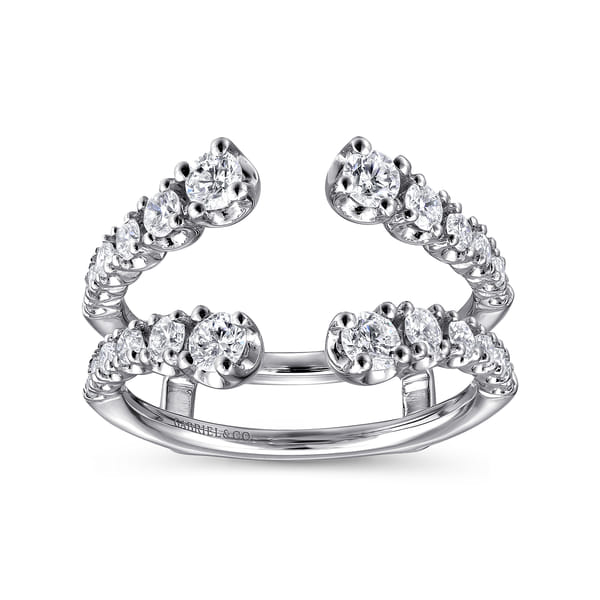 14K White Gold Diamond Ring Enhancer @ $3850. Shop Jewelry | Gabriel & Co.