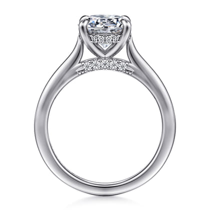 Ericka - 14K White Gold Round Diamond Engagement Ring