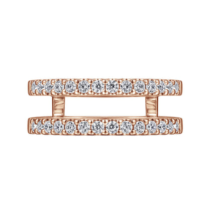 Esmeralda - 14K Rose Gold Diamond Ring Enhancer