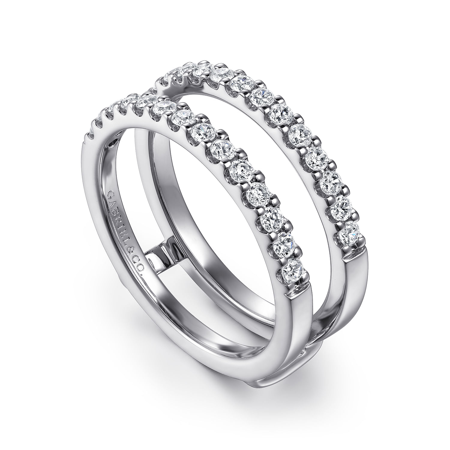 14K White Gold Diamond Ring Enhancer @ $2825. Shop Jewelry