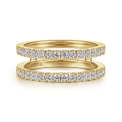 Esmeralda - 14K Yellow Gold Diamond Ring Enhancer