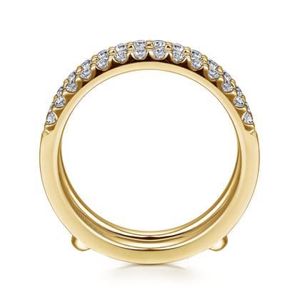 Esmeralda - 14K Yellow Gold Diamond Ring Enhancer