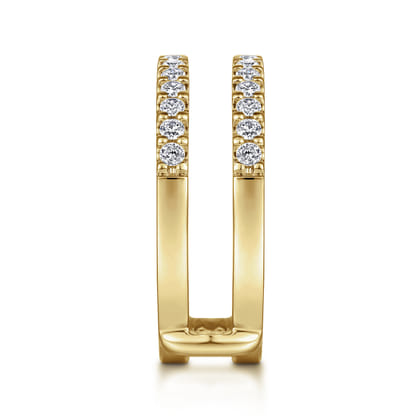 Esmeralda - 14K Yellow Gold Diamond Ring Enhancer