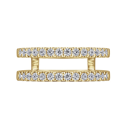 Esmeralda - 14K Yellow Gold Diamond Ring Enhancer