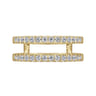 Enhancer Wedding Ring in 14k Yellow Gold with Round Natural Diamond at Gabriel & Co.