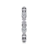 Eternity Band Wedding Ring in 14k White Gold with Marquise Natural Diamond at Gabriel & Co.