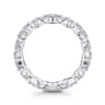 Eternity Band Wedding Ring in 14k White Gold with Marquise Natural Diamond at Gabriel & Co.