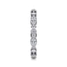 Eternity Band Wedding Ring in 14k White Gold with Marquise Natural Diamond at Gabriel & Co.