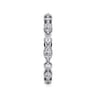 Eternity Band Wedding Ring in 14k White Gold with Marquise Natural Diamond at Gabriel & Co.