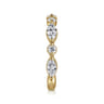Fancy Wedding Ring in 14k Yellow Gold with Marquise Natural Diamond at Gabriel & Co.