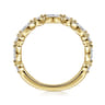Fancy Wedding Ring in 14k Yellow Gold with Marquise Natural Diamond at Gabriel & Co.