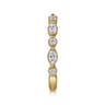 Fancy Wedding Ring in 14k Yellow Gold with Marquise Natural Diamond at Gabriel & Co.