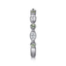 Straight Wedding Ring in 14k White Gold with Marquise  at Gabriel & Co.