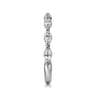 Straight Wedding Ring in 14k White Gold with Marquise Natural Diamond at Gabriel & Co.