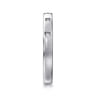 Fancy Wedding Ring in 14k White Gold with Princess Cut Natural Diamond at Gabriel & Co.