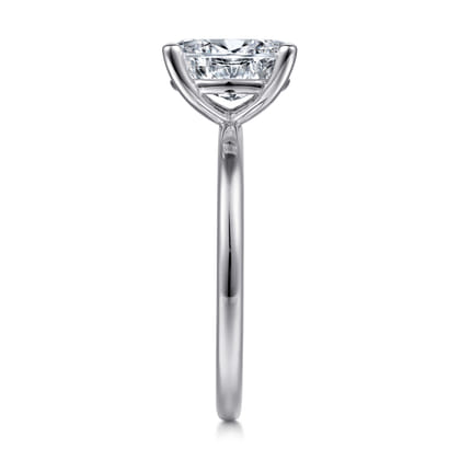 Evelina - 14K White Gold Solitaire Diamond Engagement Ring