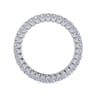 Eternity Band Wedding Ring in 14k White Gold with Round Natural Diamond at Gabriel & Co.