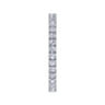 Eternity Band Wedding Ring in 14k White Gold with Round Natural Diamond at Gabriel & Co.