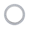 Eternity Band Wedding Ring in 14k White Gold with Round Natural Diamond at Gabriel & Co.