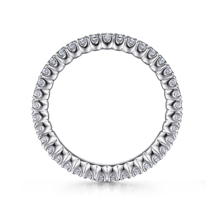 Faenza - 14K White Gold Diamond Eternity Band