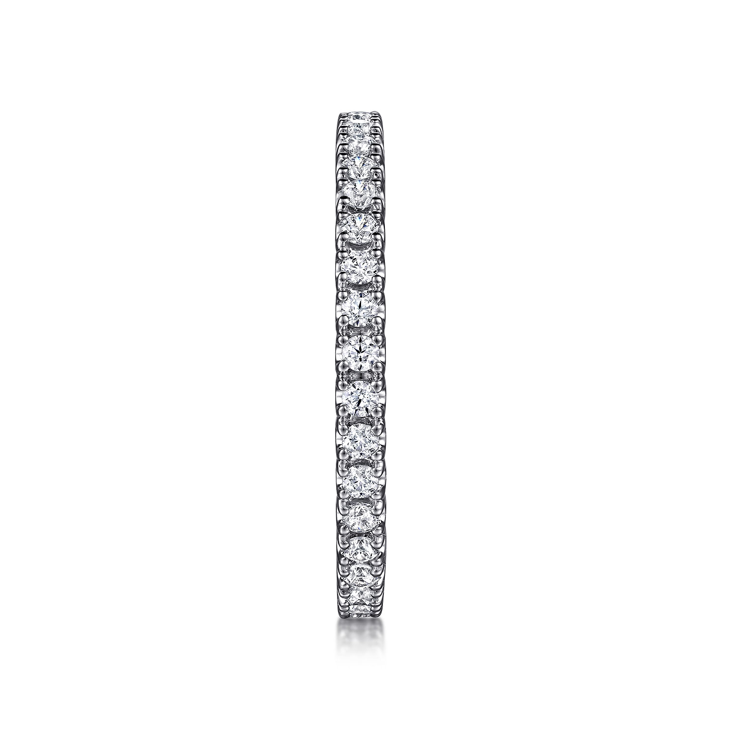 Faenza - 14K White Gold Diamond Eternity Band