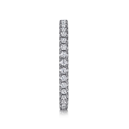 Faenza - 14K White Gold Diamond Eternity Band