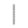 Eternity Band Wedding Ring in 14k White Gold with Round Natural Diamond at Gabriel & Co.