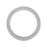 Eternity Band Wedding Ring in 14k White Gold with Round Natural Diamond at Gabriel & Co.