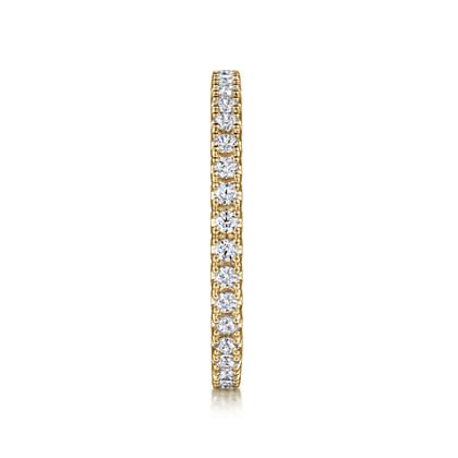 Faenza - 14K Yellow Gold Diamond Anniversary Band