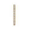 Eternity Band Wedding Ring in 14k Yellow Gold with Round Natural Diamond at Gabriel & Co.
