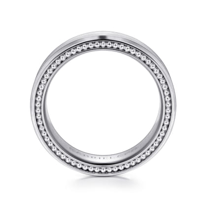 Felix - 14K White Gold 6mm - Men's Wedding Band in Satin Finish