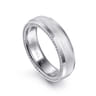 Felix - 14K White Gold 6mm - Men's Wedding Band in Satin Finish