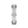 Felix - 14K White Gold 6mm - Men's Wedding Band in Satin Finish