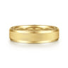 Felix - 14K Yellow Gold 6mm Mens Wedding Band in Satin Finish