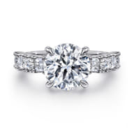 Fleure - 14K White Gold Diamond Engagement Ring