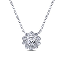 Floral---14K-White-Gold-Bezel-Set-Floral-Diamond-Pendant-Necklace1