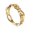 Floral - 14K Yellow Gold Filigree Floral Ring