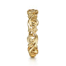 Floral - 14K Yellow Gold Floral Stackable Ring