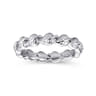 Floral - 925 Sterling Silver Leaf Stackable Ladies Ring