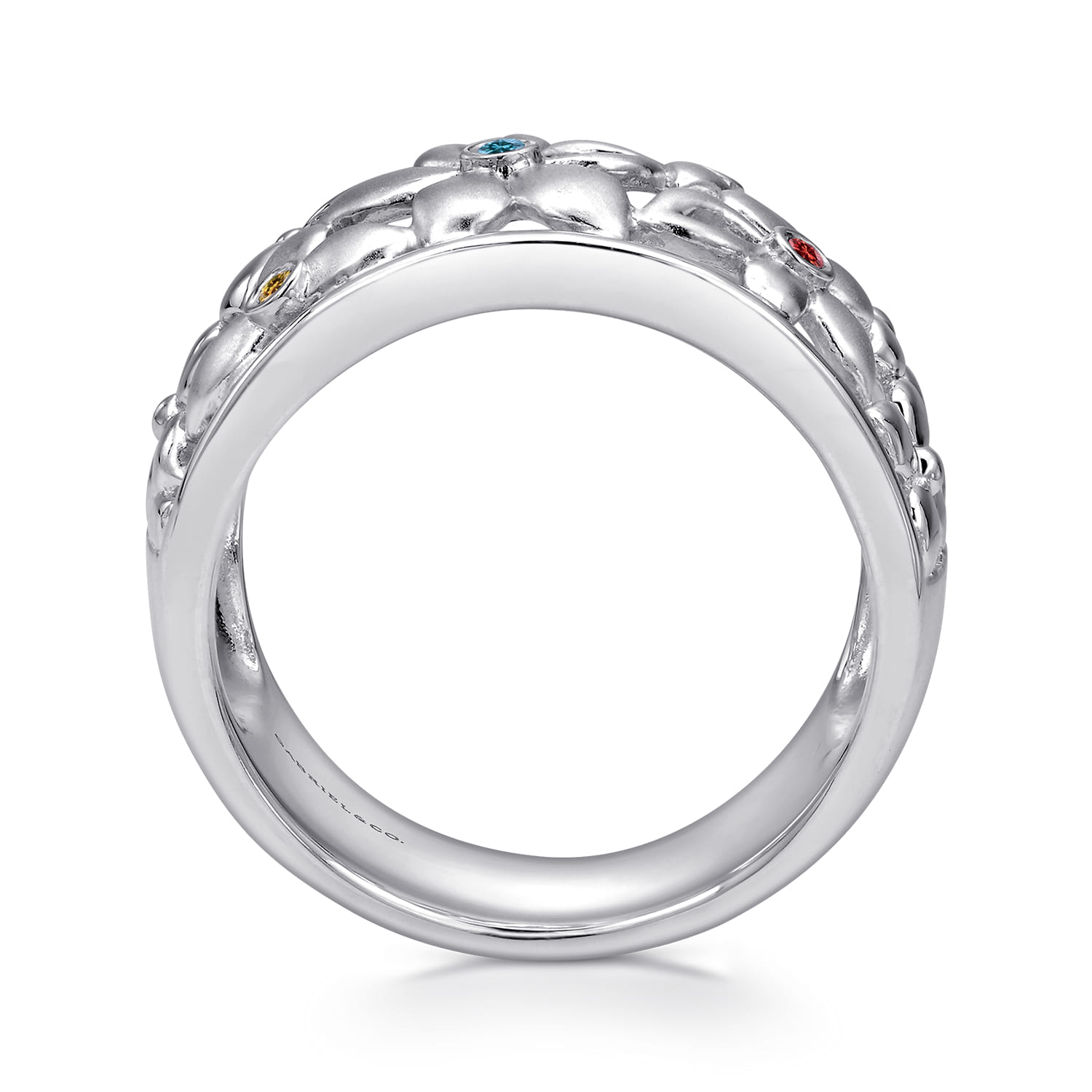 925 Silver Fashion Color [Ring Type]. SKU LR50152SVJMC | Gabriel & Co.