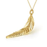 Floral - Pendant Necklace 14K Yellow Gold Bujukan