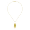 Floral - Pendant Necklace 14K Yellow Gold Bujukan