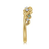 Open Ring Wedding Ring in 14k Yellow Gold with Round  at Gabriel & Co.